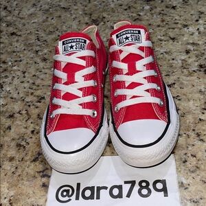 Converse Classic Red Canvas Sneakers